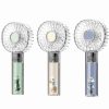 手持风扇 Handheld Fan 透明手持风扇 数字屏幕显示（电池状态和风力）